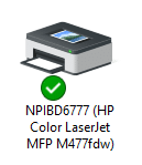 default printer