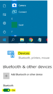 search for bluetooth