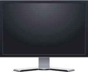 sony monitor black screen