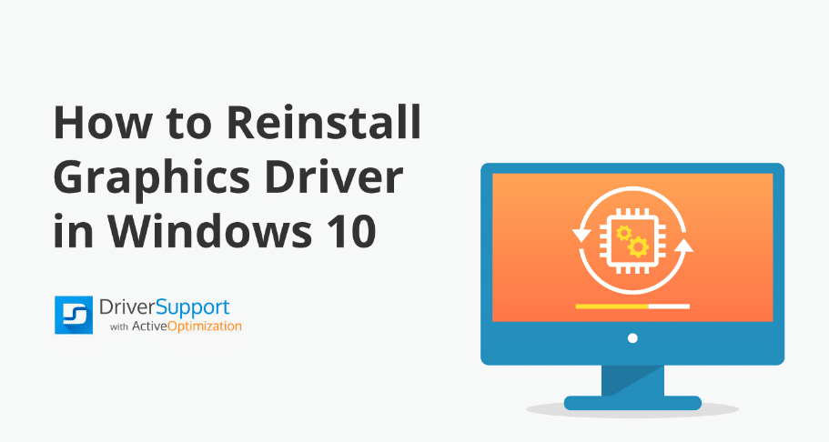 reinstall graphics driver in windows 10