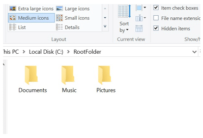 organize PC folders