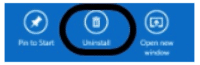 uninstall software for windows 8