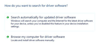 update drivers manually