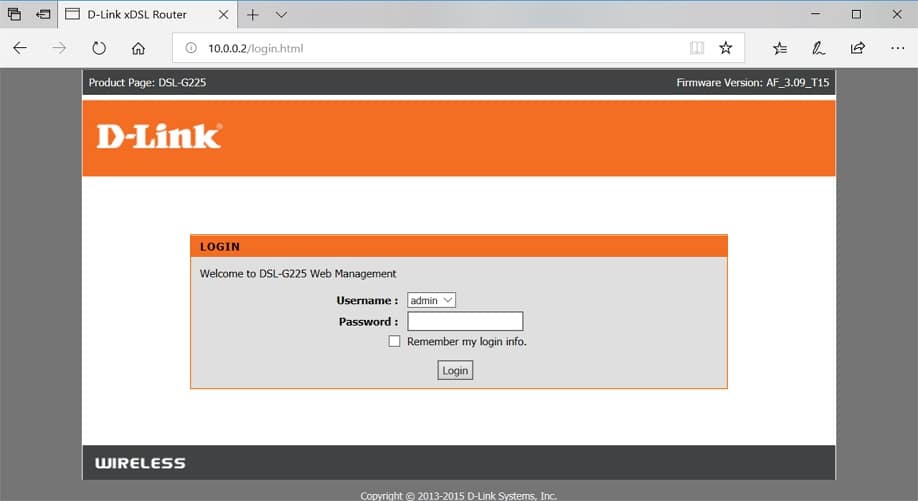 router login