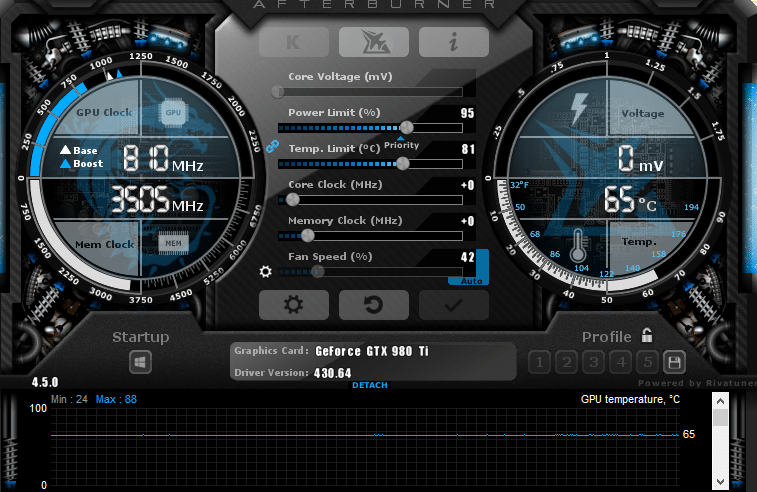 afterburner  MSI Afterburner