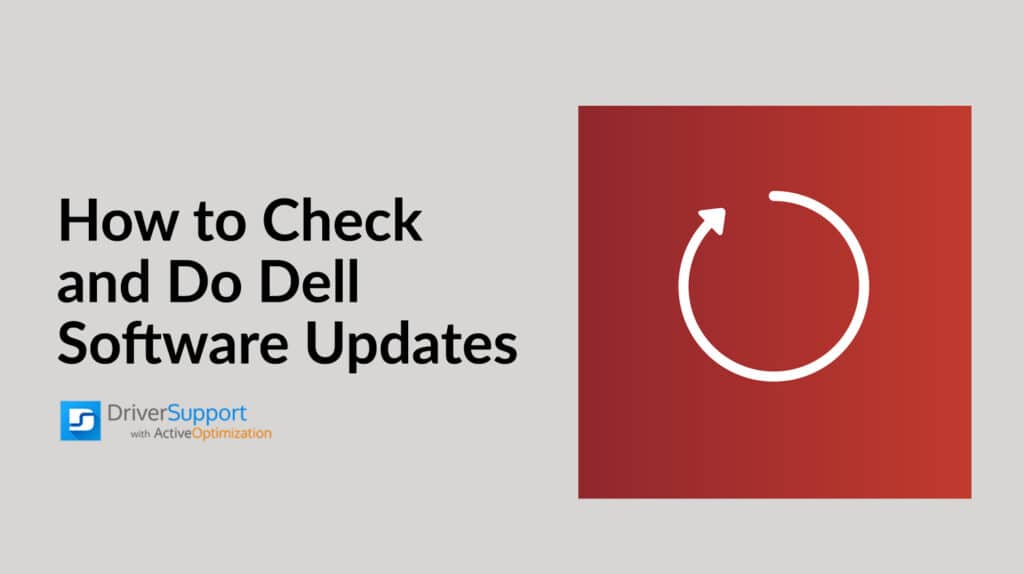 check for dell updates