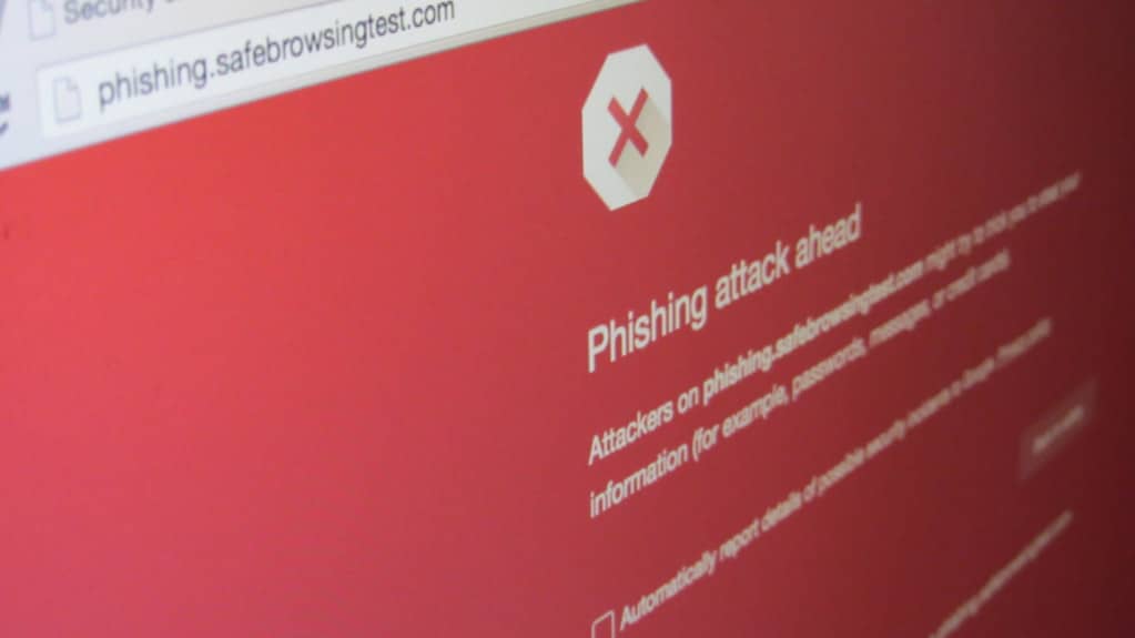 online phishing attack