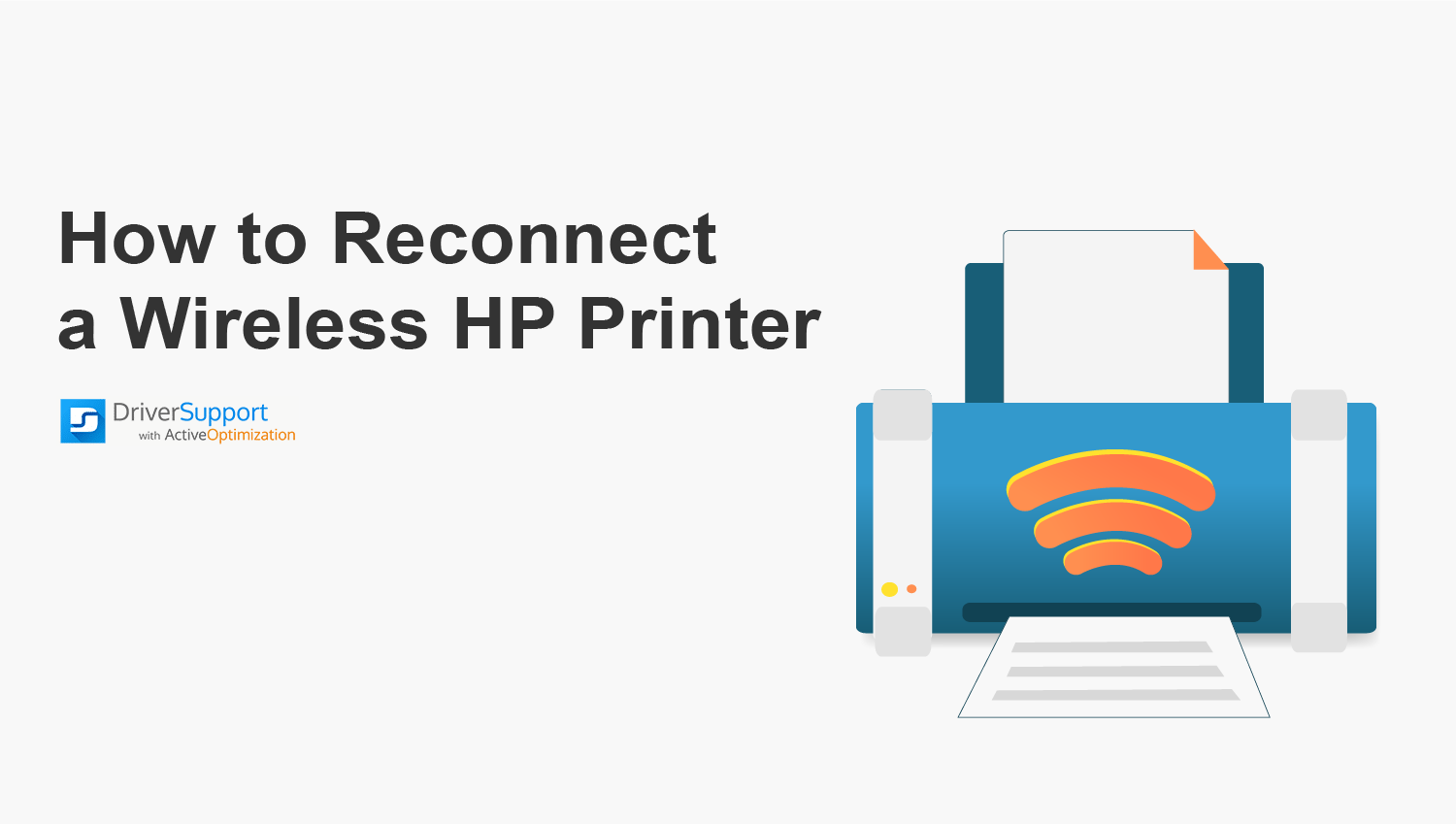 How to Reconnect a Wireless HP Printer | Printer