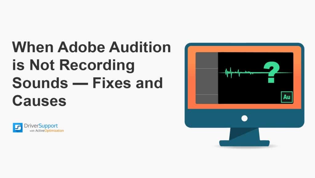 Adobe Audition is Not Recording 