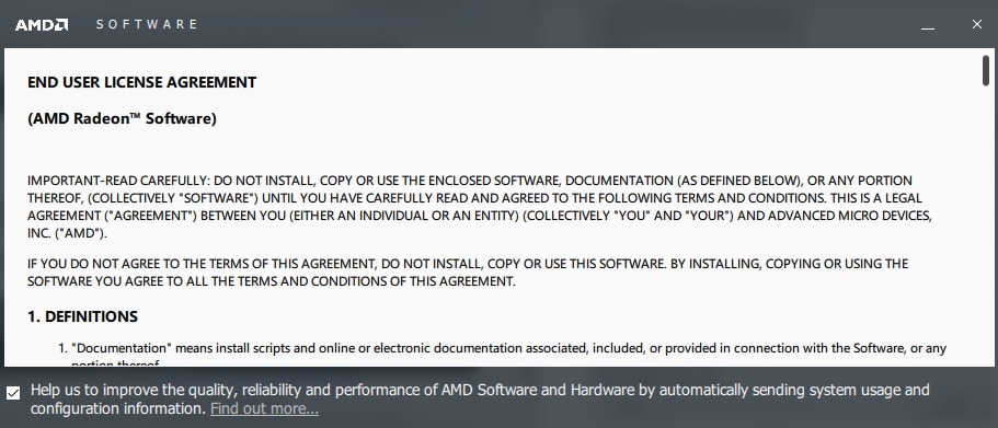End User License Agreement