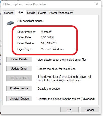Driver Details Driver Details
