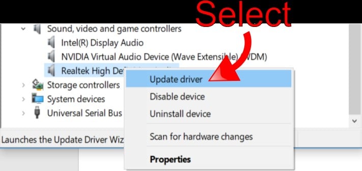 Update Realtek Driver