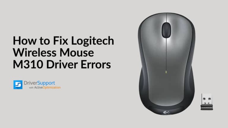 tyfon St erklære Troubleshoot Your Logitech Wireless Mouse M310 Driver for Windows