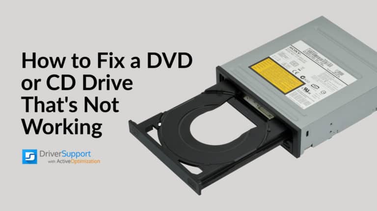 længst marmor Gå vandreture How to Fix a DVD or CD Drive That's Not Working