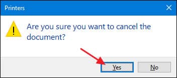Select Yes