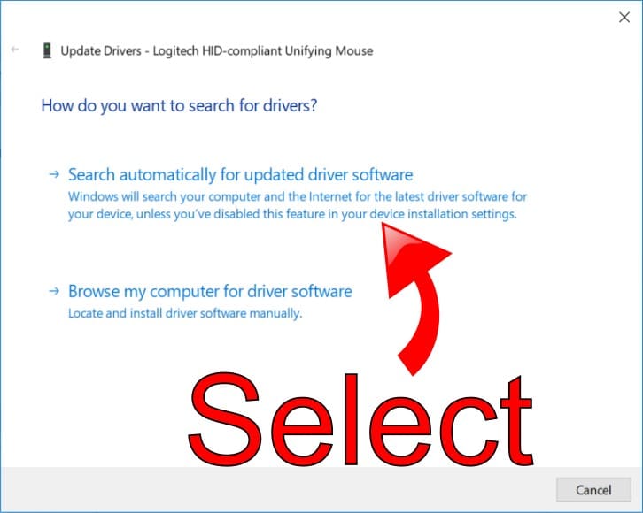 Automatically Search for Drivers