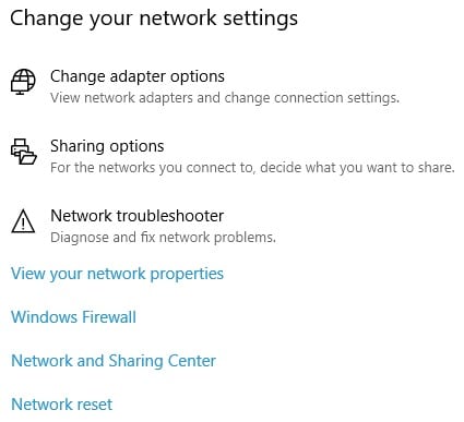 Change Your Network Settings Change Your Network Settings