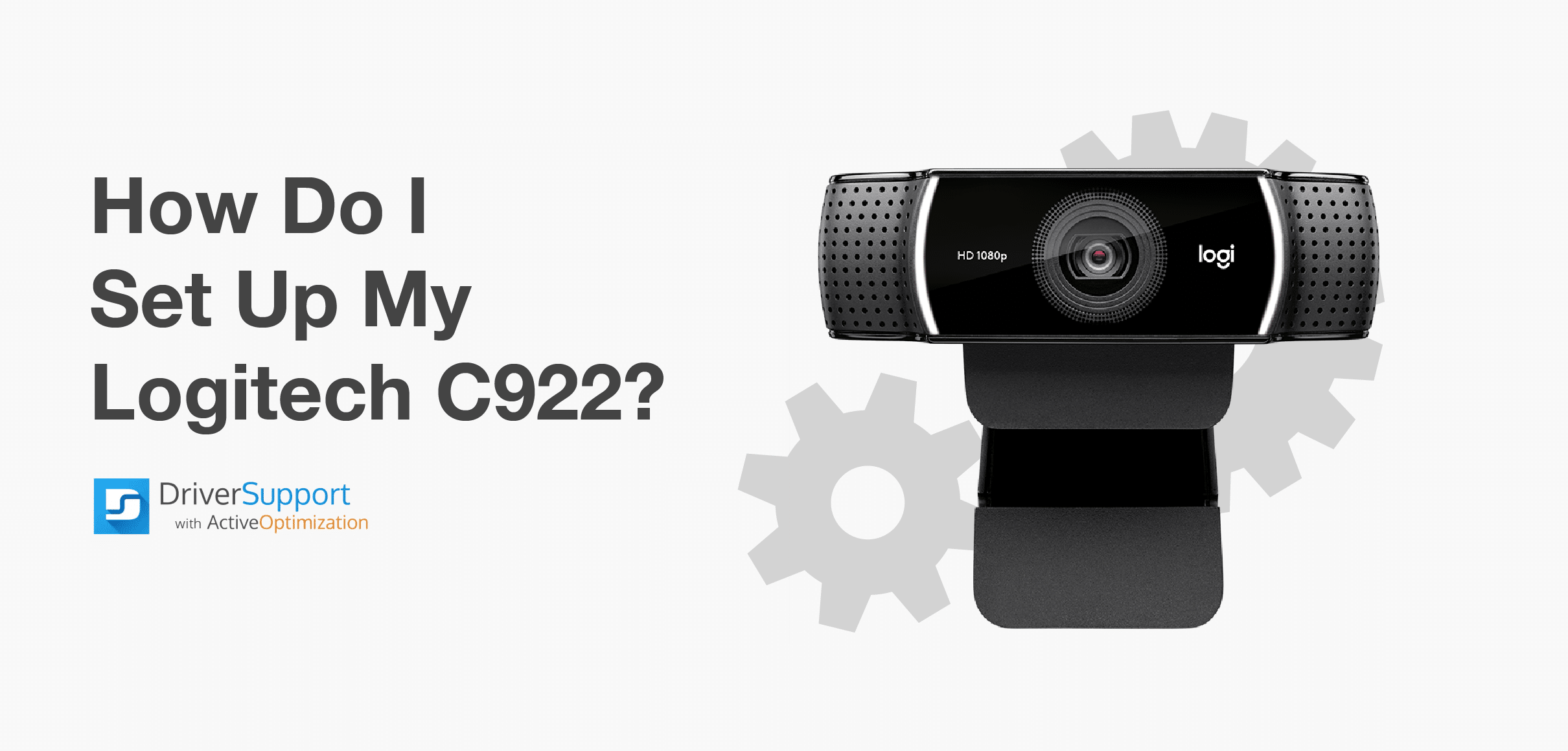 Logitech C922 Pro Stream 1080p Webcam + Capture Software