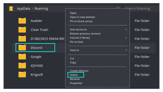 clear roaming data