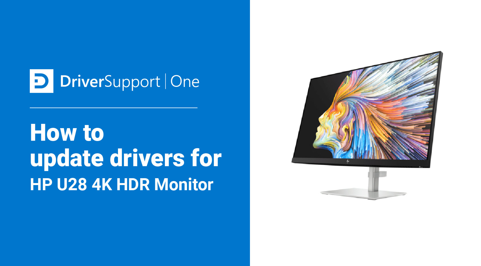 HP U28 4K HDR Monitor Features and Driver Upgrades