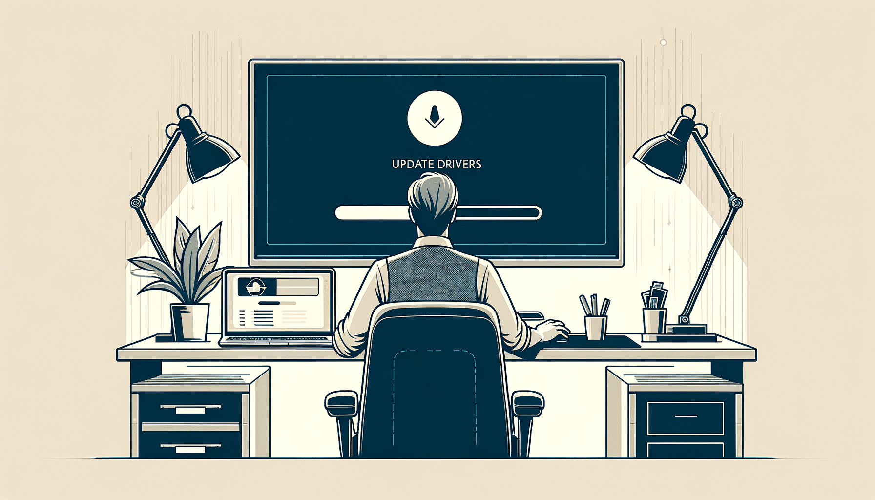 Person updating HP Z27 drivers on computer